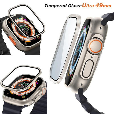 全覆蓋熒幕保護貼 適用蘋果手錶保護膜 Apple Watch Ultra2 49mm鋼化膜 手錶保護貼