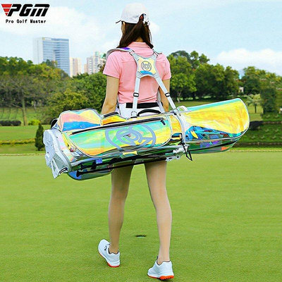 Golf bag高爾夫球包女支架包超輕便攜式球桿包炫彩透明球包袋 特價