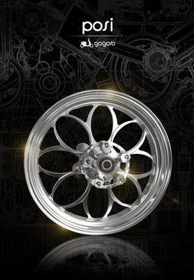 【龍昌機車材料】POSI 波希 GOGORO2 RS1- TYPE輪框 鍛造鋁圈  輪框 鍛造