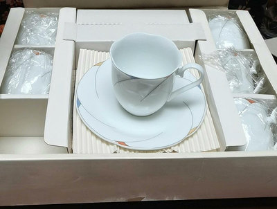 日本回流 HOYA豪雅 咖啡杯 全品無使用 六套原盒
