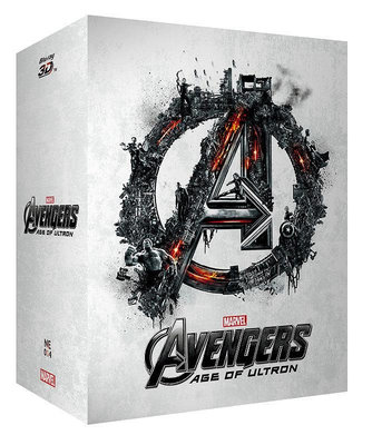 洪興 藍光BD 復仇者聯盟2 奧創紀元 3D2D 三合一限量鐵盒版(中文字幕) The Avengers