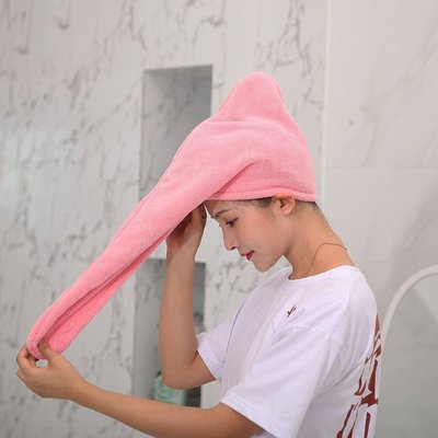【熱賣精選】超強吸水速干干發帽洗頭發的女可愛毛巾浴帽包頭快速干