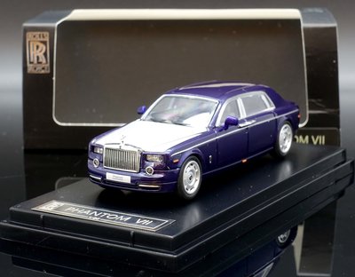 【M.A.S.H】[現貨特價] Rolls 1/64 Rolls Royce Phantom VII 長軸版 藍/銀