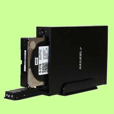 5Cgo【權宇】碩力泰HD610鋁合金SATA 3.5吋外接式移動硬碟盒USB3.0外免工具螺絲強風扇散熱專利設計 含稅