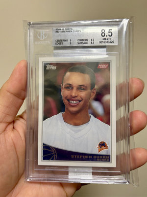 Z8。金州勇士Stephen Curry Topps RC BGS8.5