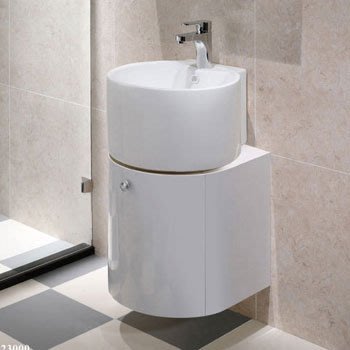《101衛浴精品》Corins 柯林斯 41cm 100%全防水 小可愛 面盆浴櫃組 LI-41【免運費】