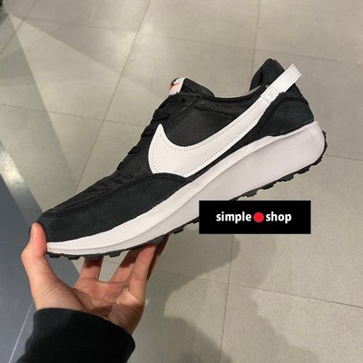 【Simple Shop】NIKE WAFFLE DEBUT 運動鞋 復古 慢跑鞋 男款 黑色 DH9522-001