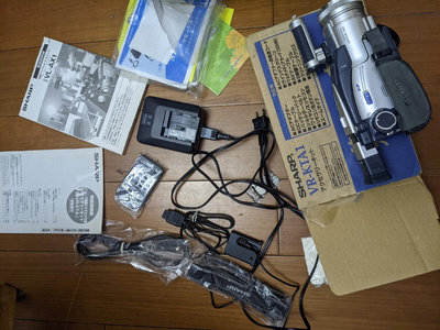 夏普VL-ax1 mini DV 攝像機 磁帶 錄像機 復古