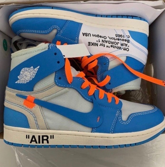 aj1 off white university blue