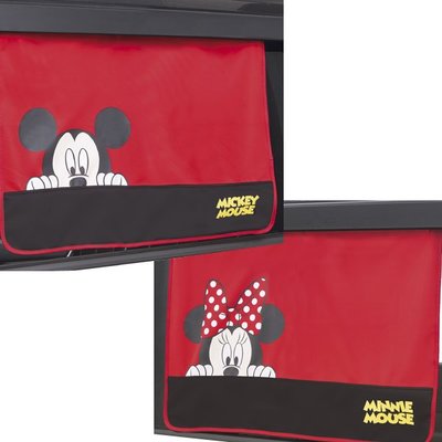 日本正版迪士尼Disney米奇Mickey&米妮Minnie汽車窗簾吸盤式側窗隔熱遮陽 車用 防曬窗簾2枚入 現貨
