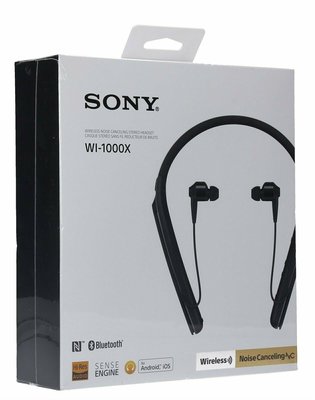 【SE美國代購】SONY WI-1000X 頸掛式耳機  藍芽 無線 智慧降噪