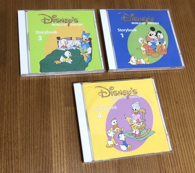 寰宇迪士尼美語 DISNEY'S WORLD OF ENGLISH Storybook 1.3.4兒童英語 CD 共3片