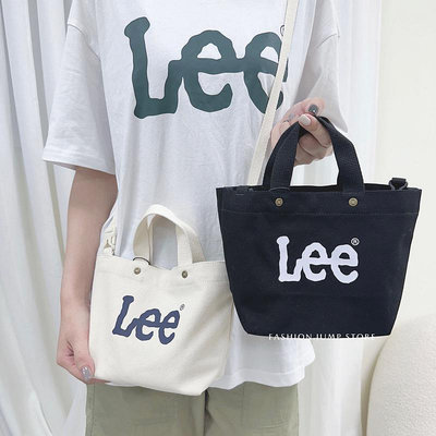 【FJstore】韓國限定 Lee 新款 兩用包 手提袋 手提包 側背包 斜背包 帆布包