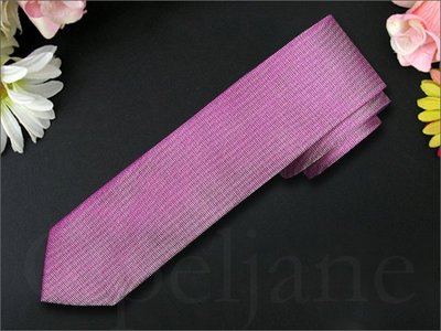 真品 Calvin Klein Tie CK 卡文克萊 紫紅色 純絲素面 窄版手打領帶 西裝襯衫搭配 愛Coach包包