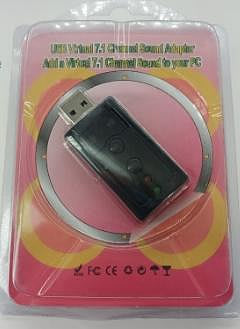 【台灣現貨】USB 音效卡 7.1聲道 外接音效卡 音頻轉換器 可接耳機麥克風 隨插即用免驅動 外置音效