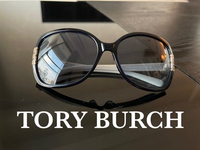 TORY BURCH黑色細膠框太陽眼鏡CR