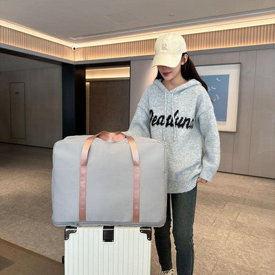 新款手提大容量短途旅游行李包情侶輕便旅行收納袋出差健身行李包