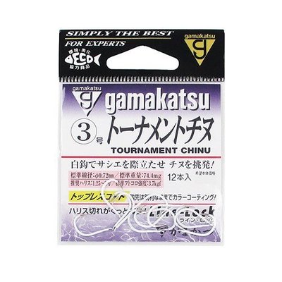 日本 Gamakatsu 龍蝦鉤 S鉤身 トーナメント チヌ 3號4號5號