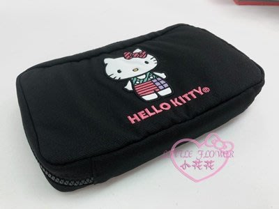 ♥小花花日本精品♥ Hello Kitty 尼龍 網格 多功能收納包 文具包 工具包 收納包 針線包 化妝包 ~3