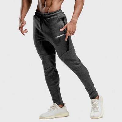 【促銷】肌肉歐美潮流棉運動長褲男士修身健身長褲跑步訓練褲子批發