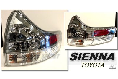 小傑車燈精品--全新 TOYOTA SIENNA 10 11 12 13 14 年 原廠件 尾燈 後燈 外側 單顆價