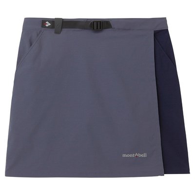 【mont-bell】1105583 GB/BN 灰藍/藍黑 Stretch.O.D.Wrap 女短褲裙 登山褲 短褲