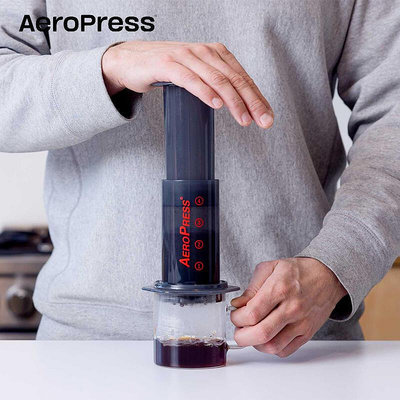【滿額】進口 第五代愛樂壓aeropress可攜式手壓咖啡壺 意式法式濾壓壺