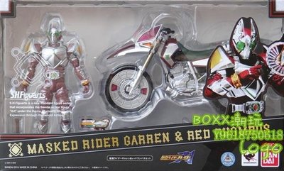 BOXX潮玩~【全新】萬代 SHF 假面騎士 blade 劍 方塊 Garren 格連 摩托車