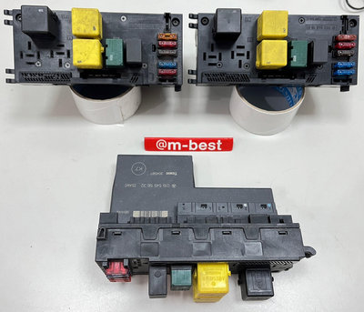 BENZ W210 M112 98-02 SAM 燈光 多功能 保險絲盒 繼電器盒 電腦 控制器 (日本外匯) 0195455632