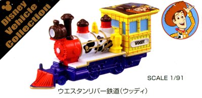 DISNEY東京迪士尼TOMICA多美車玩具總動員胡迪鐵道火車