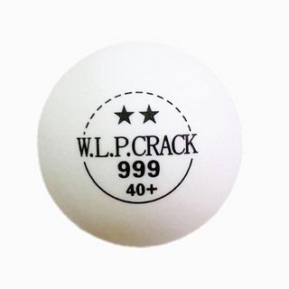 ｜一袋入144顆｜CRACK 克拉克 40+ 二星ABS桌球(虛線) 新塑料 訓練 練習球 發球機練習桌球