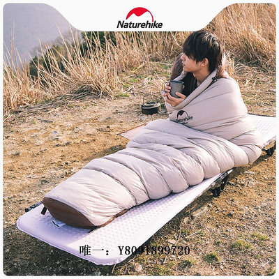 露營睡袋Naturehike挪客雪鳥超輕羽絨睡袋戶外成人露營野營冬季加厚保暖便攜睡袋