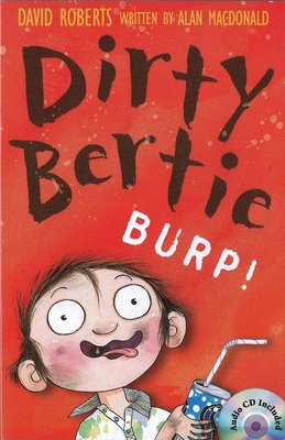 ＊小貝比的家＊DIRTY BERTIE BURP/平裝書+CD/7~12歲