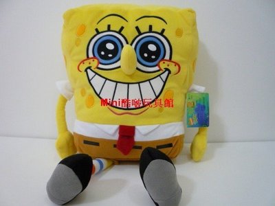 Mimi酷啵玩具館~Sponge Bob海綿寶寶大型玩偶 ~ 正版授權~含腳約60公分~☆