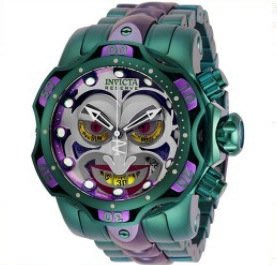 INVICTA幻彩小丑新款巴西熱銷 英弗它系列男士鋼帶石英手表