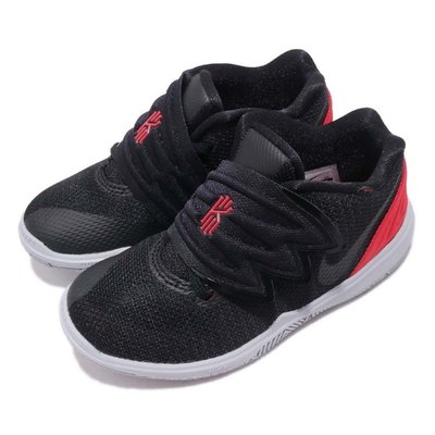 =CodE= NIKE KYRIE 5 TD 籃球學步鞋(黑白紅) AQ2459-600 IRVING 小童嬰兒 男女