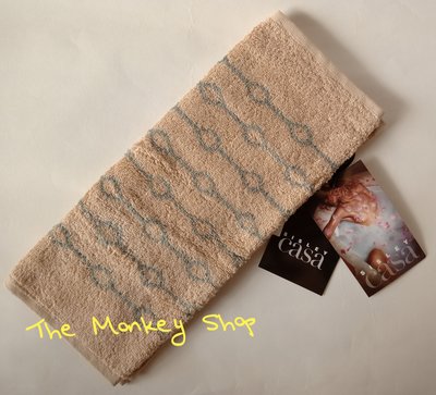 【 The Monkey Shop 】絕版品 全新正品 Sisley Casa 純棉 米黃色 毛巾 小毛巾 臉巾