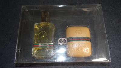 稀有少見 GUCCI NO. 1 Eau de Parfum 60ml 男性淡香精加香皂 包裝禮盒