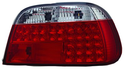 新店【阿勇的店】BMW E38  7系列 95~02 紅白晶鑽版 LED尾燈 E38 尾燈 son