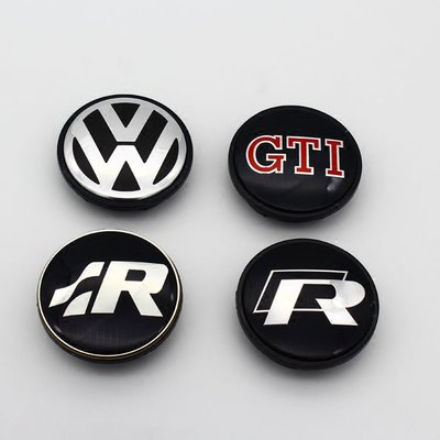 《HelloMiss》VW 福斯 GTI R 鋁圈 中心蓋 鋁圈蓋 共4款可挑選 GOLF Scirocco
