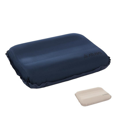 ATUNAS 3D TPU自動充氣舒壓枕(隨身枕/辦公午睡/小枕頭/旅行小憩/露營)