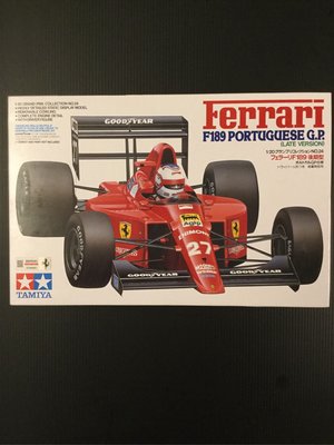 COME 玩具 田宮 TAMIYA Ferrari 法拉利 F1 F189 方程式賽車 自組版 (有原廠雷射標籤）