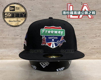 New Era x MLB LA Freeway Series 59Fifty 美國職棒天使道奇洛杉磯高速公路之戰全封帽