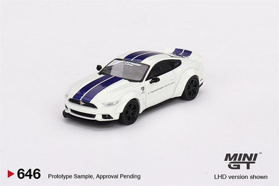 MGT 1:64 福特 FORD MUSTANG GT LB-WORKS White 白色 合金 車模