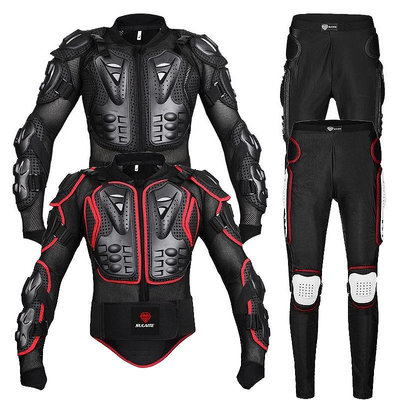 摩托車夾克褲子賽車盔甲保護器 ATV 越野摩托車身體保護夾克服裝防護裝備