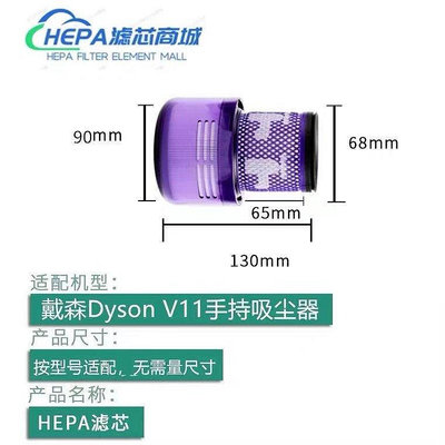 熱銷 適用Dyson戴森 V11 SV14吸塵器過濾網排風HEPA濾芯配件 可開發票