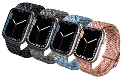 【正3C】 UNIQ Aspen DE 雙色防潑水高彈力編織單圈錶帶 for Apple Watch