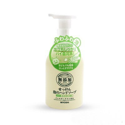 日本 MiYOSHi 無添加 泡沫洗手乳 350ml