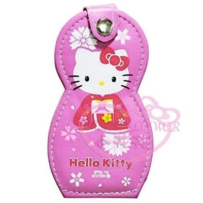 小公主日本精品♥Hello Kitty凱蒂貓和風圖案修容組工具組六入組指甲刀角質層指甲刀眉剪指甲銼鑷子~預(2)