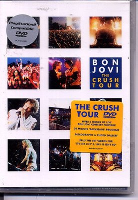 美版全新DVD~邦喬飛樂團/2000年蘇黎士現場演唱會影音珍藏版Bon Jovi/Crush 2000